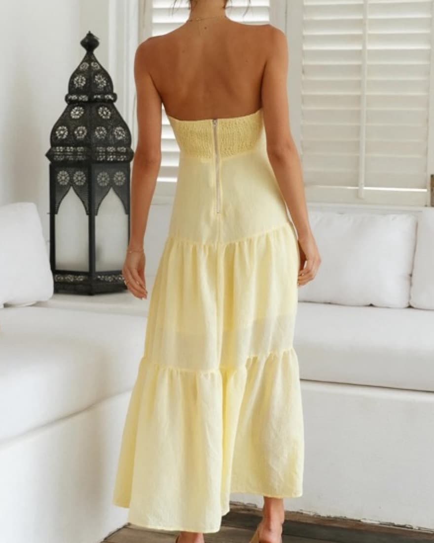 Fortunate One Free Falling Maxi Dress - Image 4