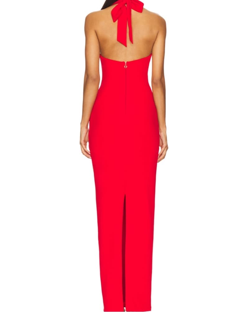Nookie Demi Gown in Cherry - Image 5