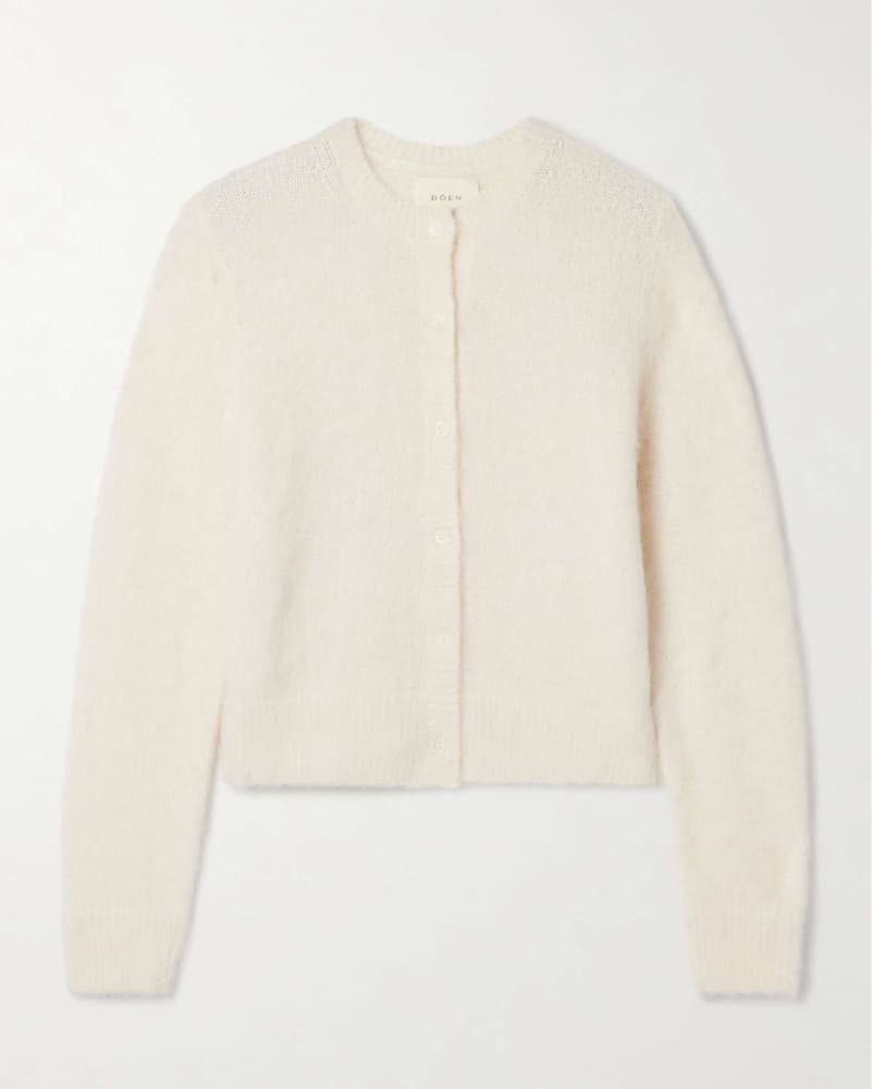 Doen Lilette alpaca-blend cardigan - Image 3