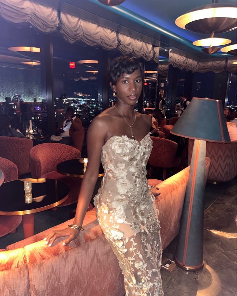 Elegant Floral Embroidered Gown - Image 4