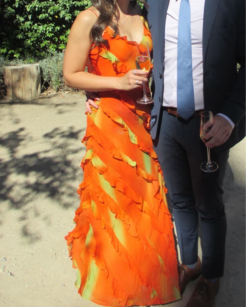 Rat and Boa Rio Orange Dress - Image 2