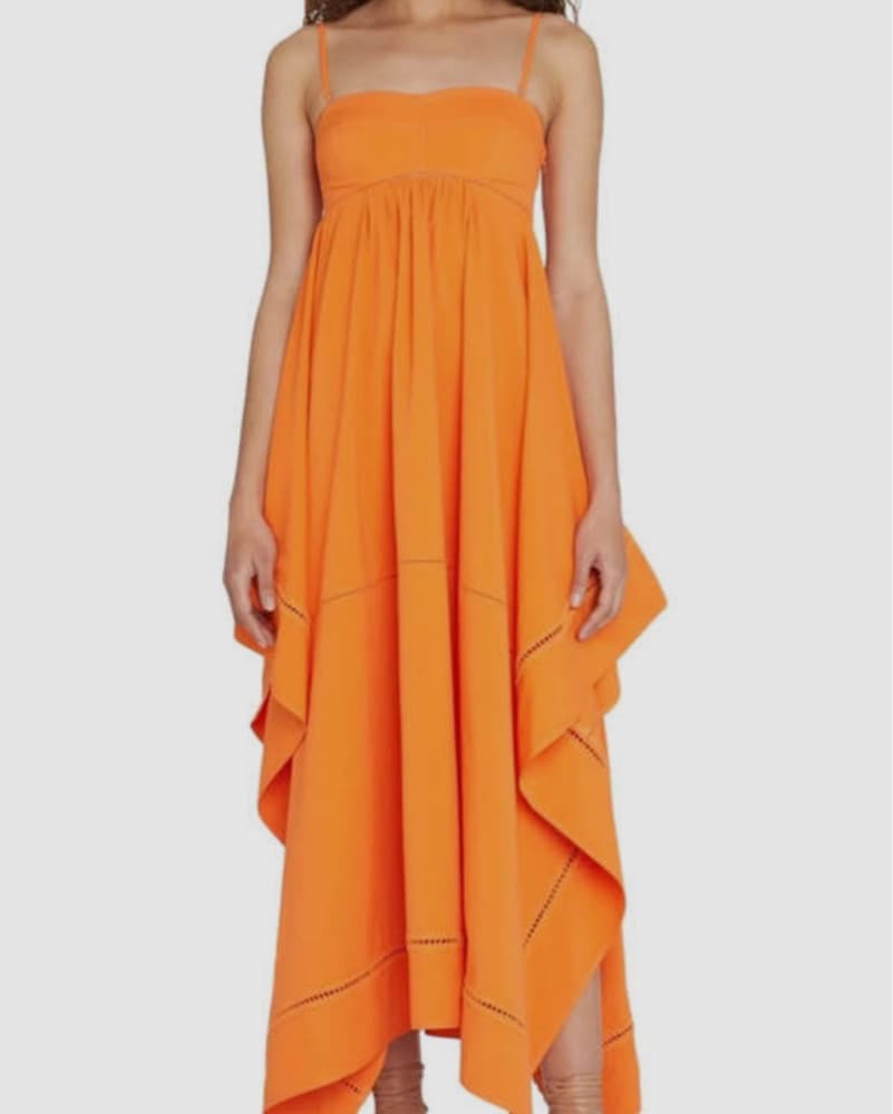 ALC Orange Maxi Dress - Image 1