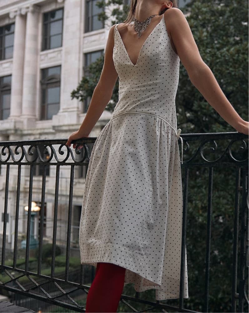 White Polka Dot Dress From Free People - Image 4