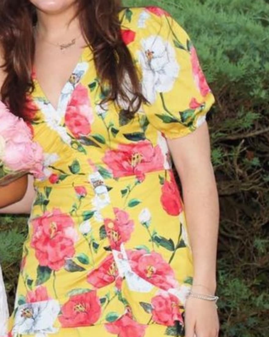 Flower Mini Dress - Image 3