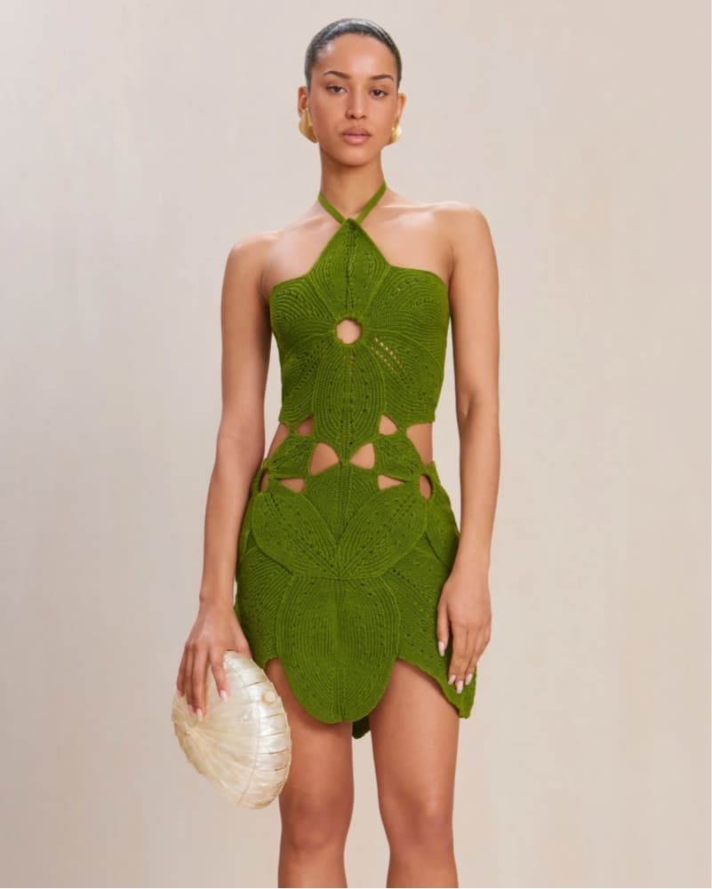 Cult Gaia Green Dress - Image 1