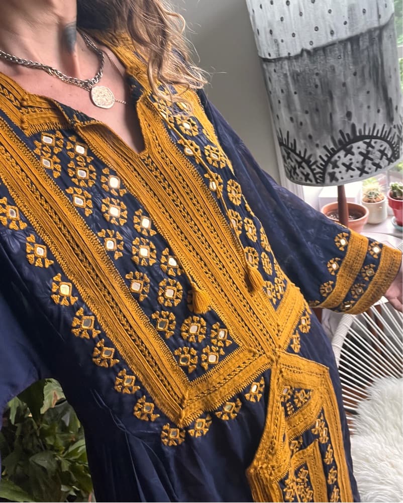 Vintage Embroidered  Dress - Image 1