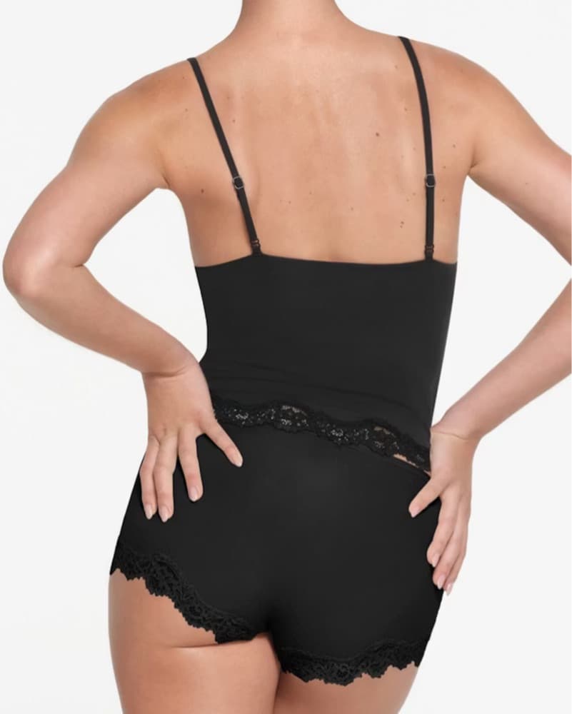 Skims Sleek Black Lace Camisole - Image 3