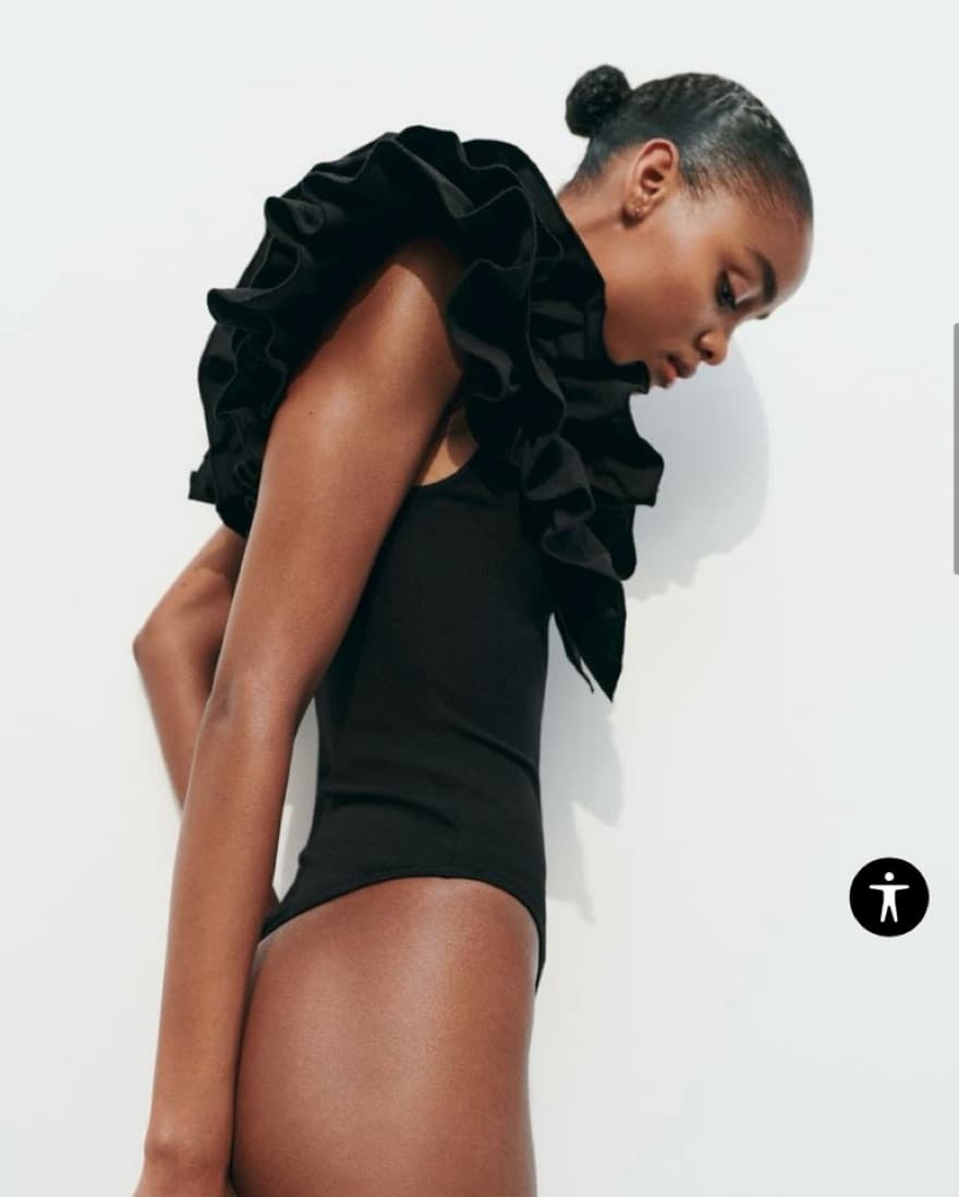 BLACK BODY SUIT  - Image 3