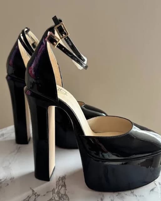 House Of Harlow Black Platform Heels - Image 3