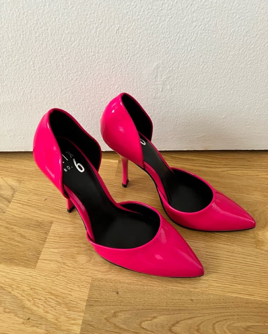 Hot Pink Mix No 6 Heels - Image 1