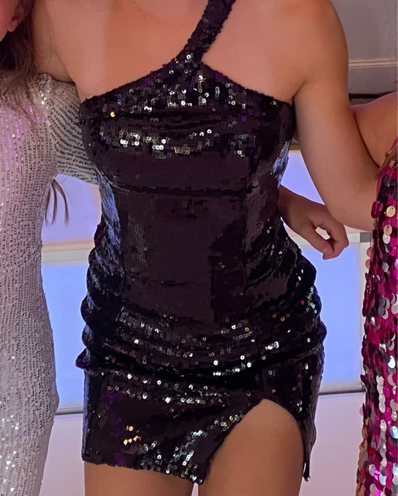 superdown black mini dress - Image 2