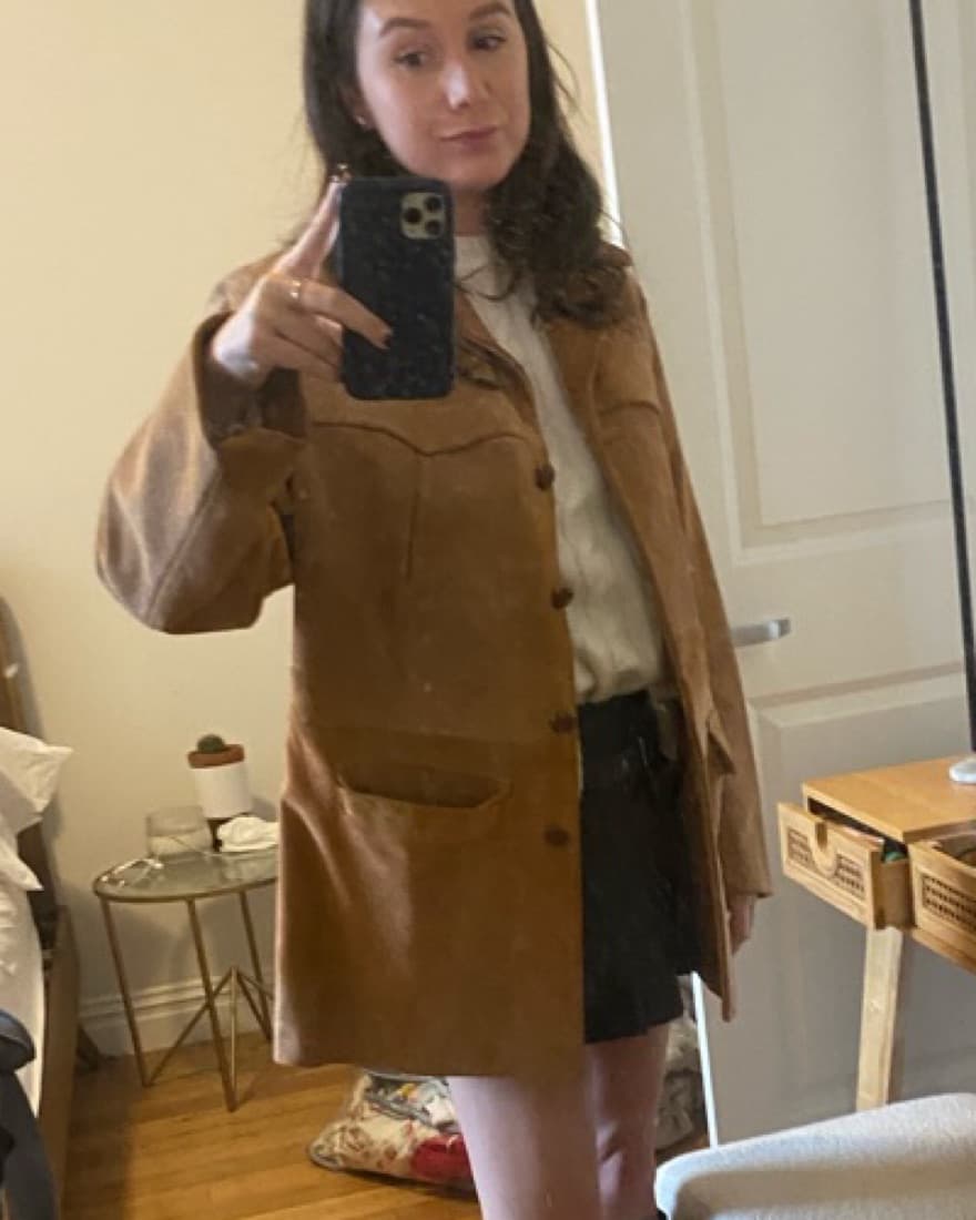 Vintage Suede Jacket - Image 2