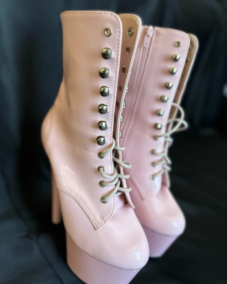 9” Pastel Pink Pleasers  - Image 3