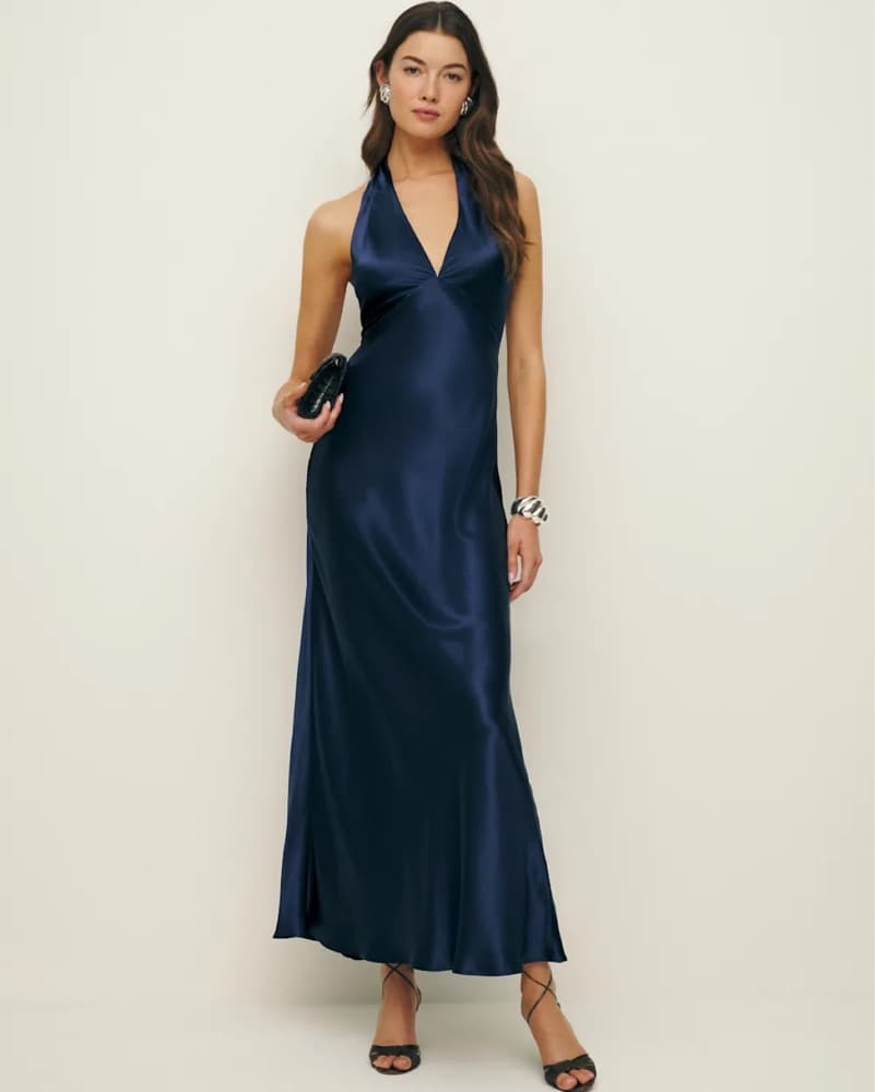 Reformation Daniela Silk Dress - Image 1