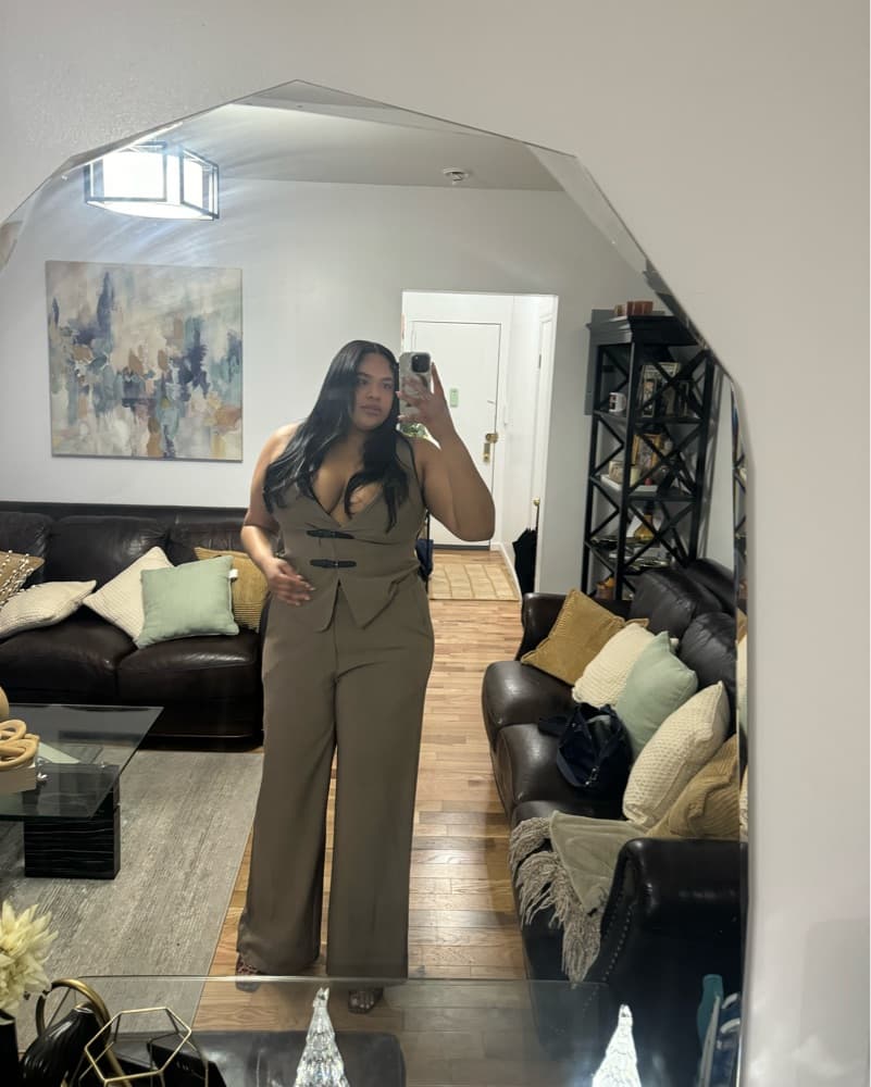 Sleek Camel Jumpsuit - Image 1
