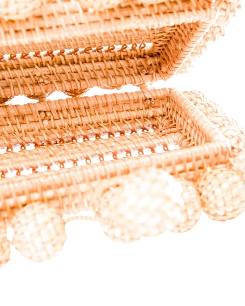 Cult Gaia Rattan Minaudière - Image 5