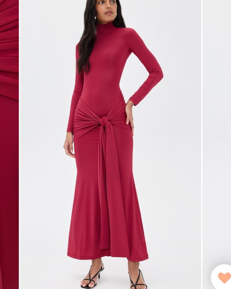 Alix Maxi Tie Front Dress - Image 4