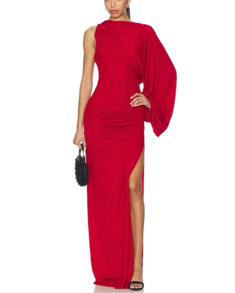 The Andamane Selene One Shoulder Gown - Image 1