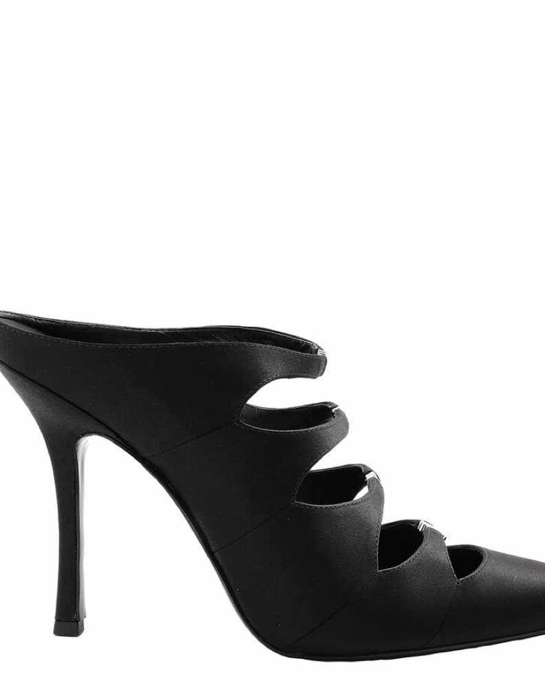 Alexander Wang - Black Crystal Mules - Image 2