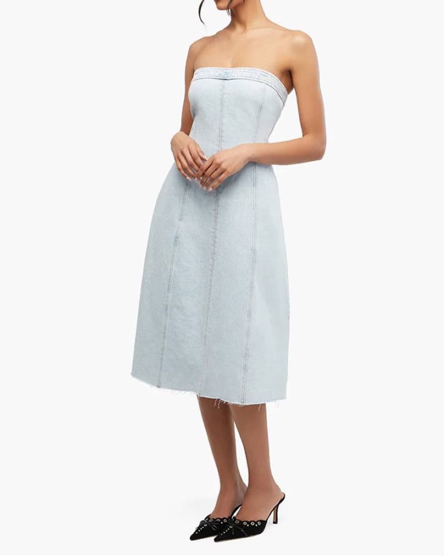 WeWoreWhat Denim Dress - Image 3