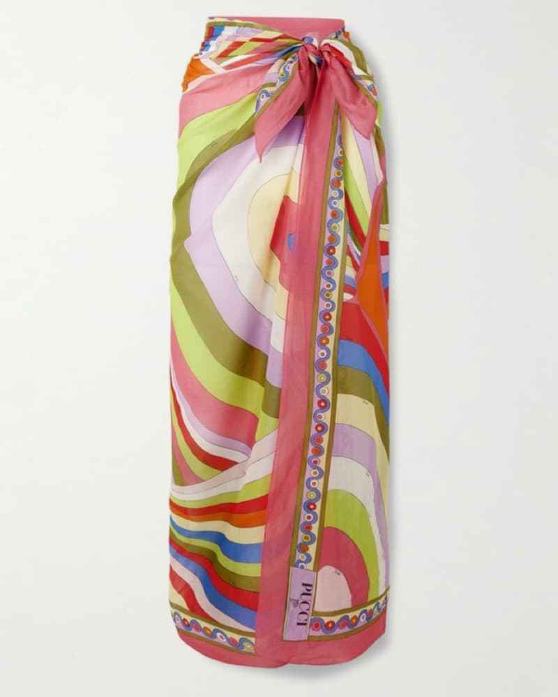Pucci Rainbow Pareo Sarong - Image 1