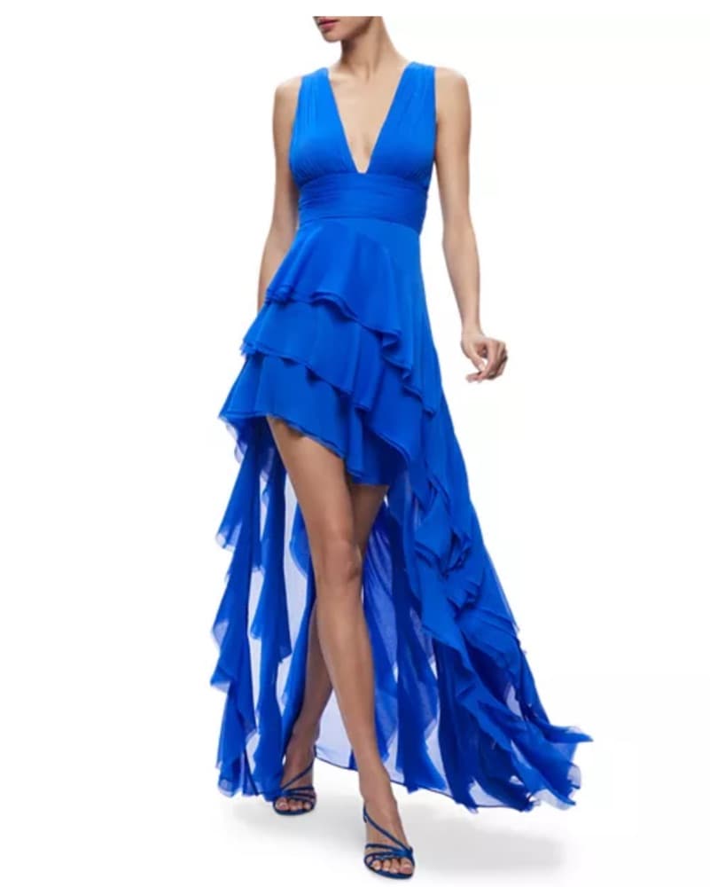 Alice + Olivia Blue Gown - Image 2