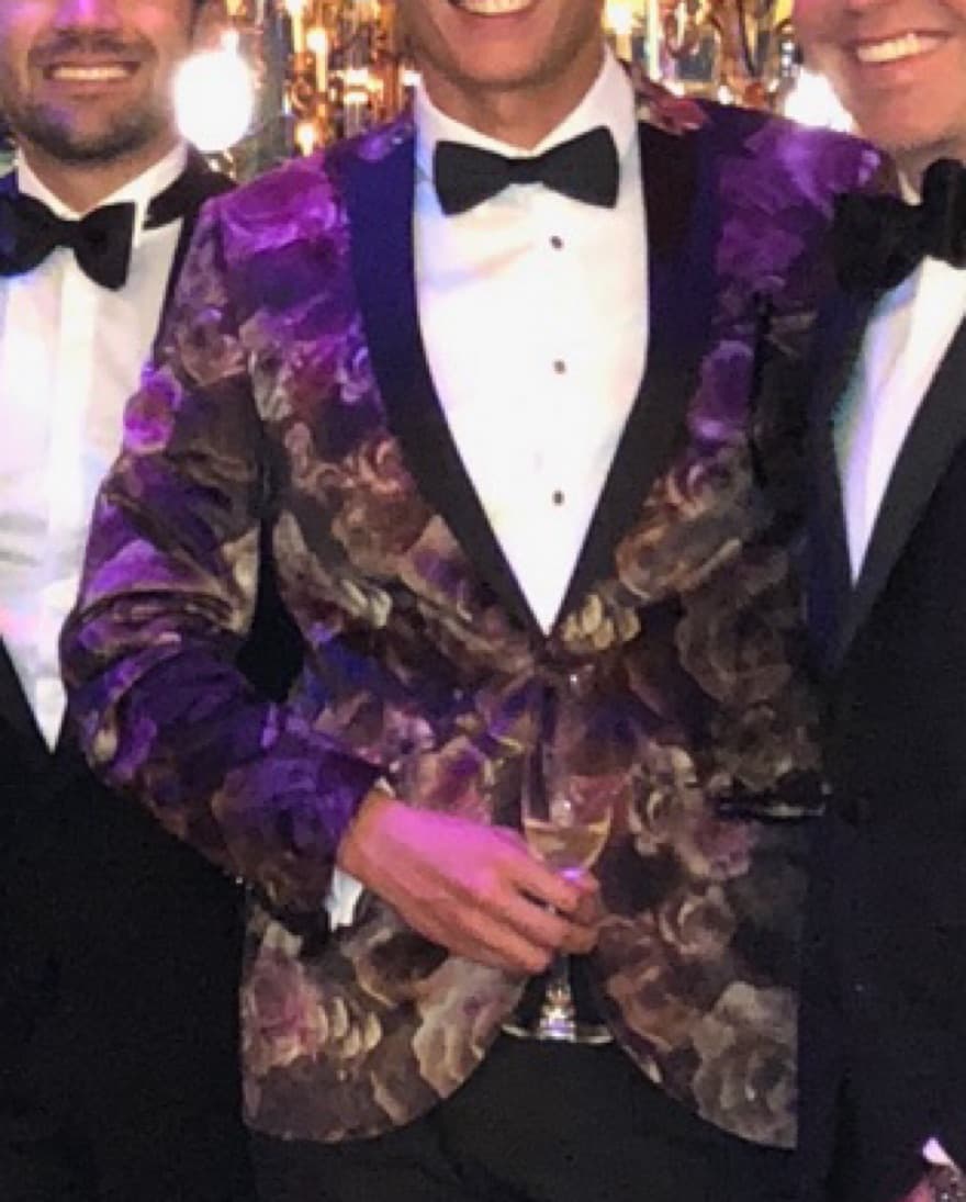 Evening Jacket Printed velvet  - Image 1