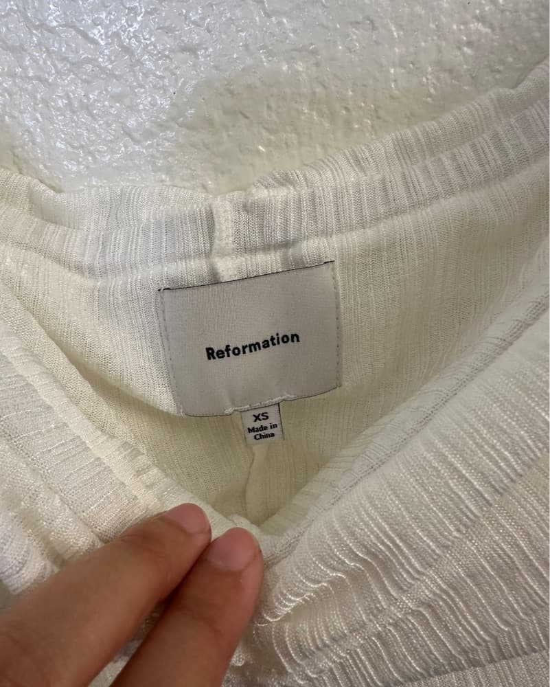 REFORMATION AMABEL KNIT TOP (XS) - Image 5