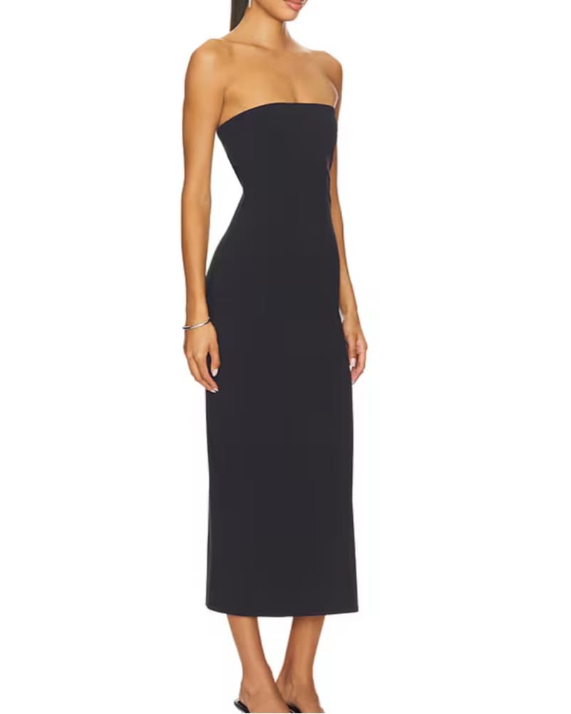 Eaves Black Tube Dress - Image 2