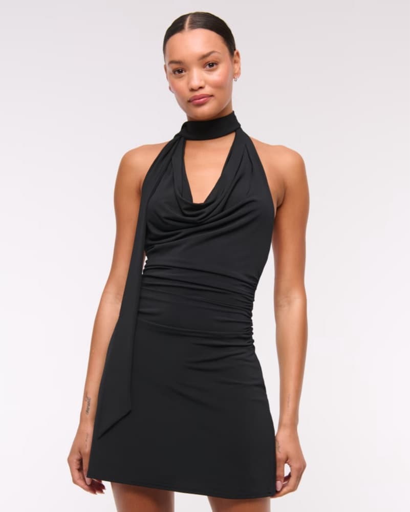Halter Mini Dress - Image 1
