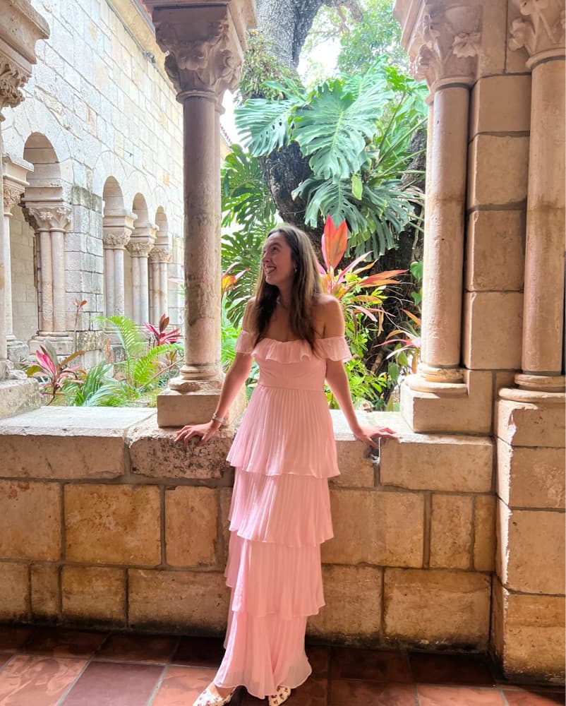 Pink Ruffle Gown - Image 3