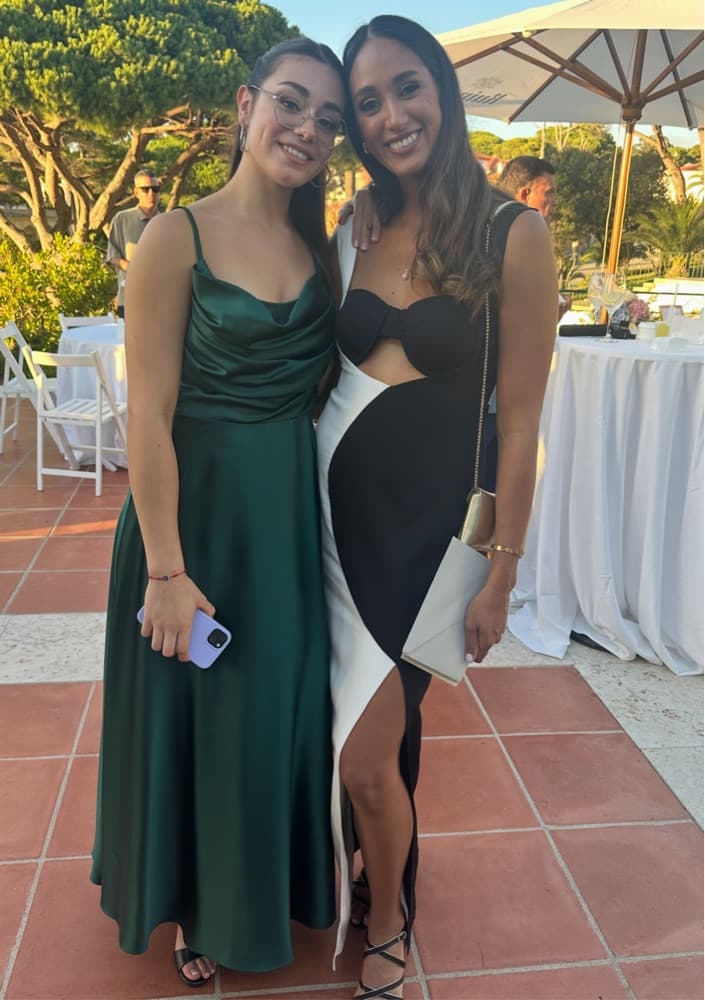 Elegant Colorblock Gown - Image 2