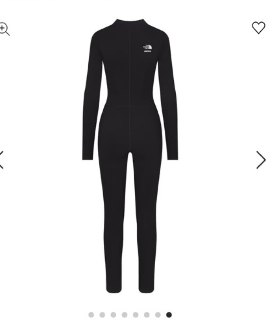 Skims x North Face Onesie Black - Image 1