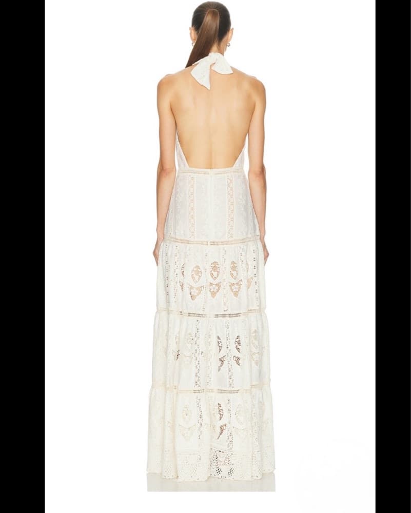 Joanna Ortiz Tropical Halter Gown - Image 5