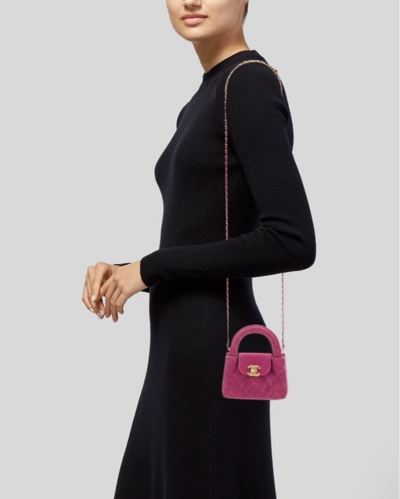 Chanel Nano “Mini Kelly” Pink Denim  - Image 5