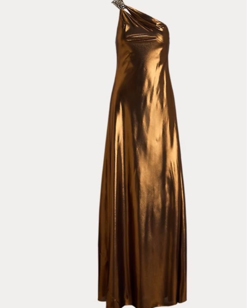 Gold Ralph Lauren Dress - Image 2