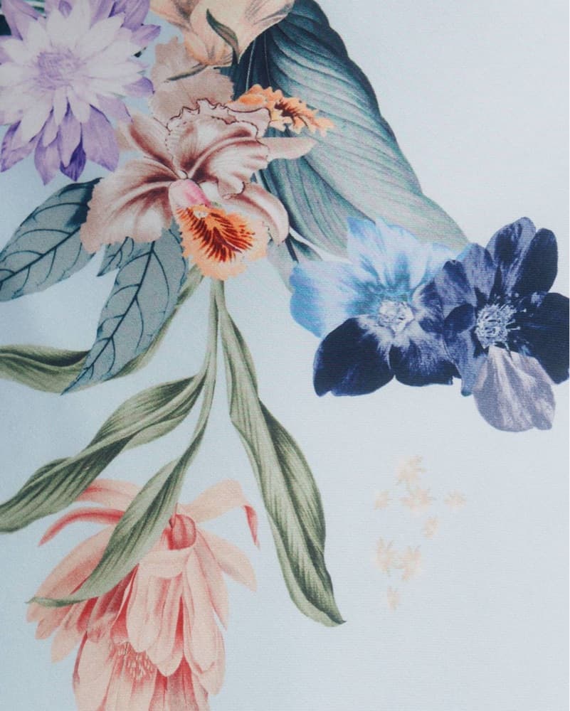 Anthropologie Floral Strapless Dress - Image 5