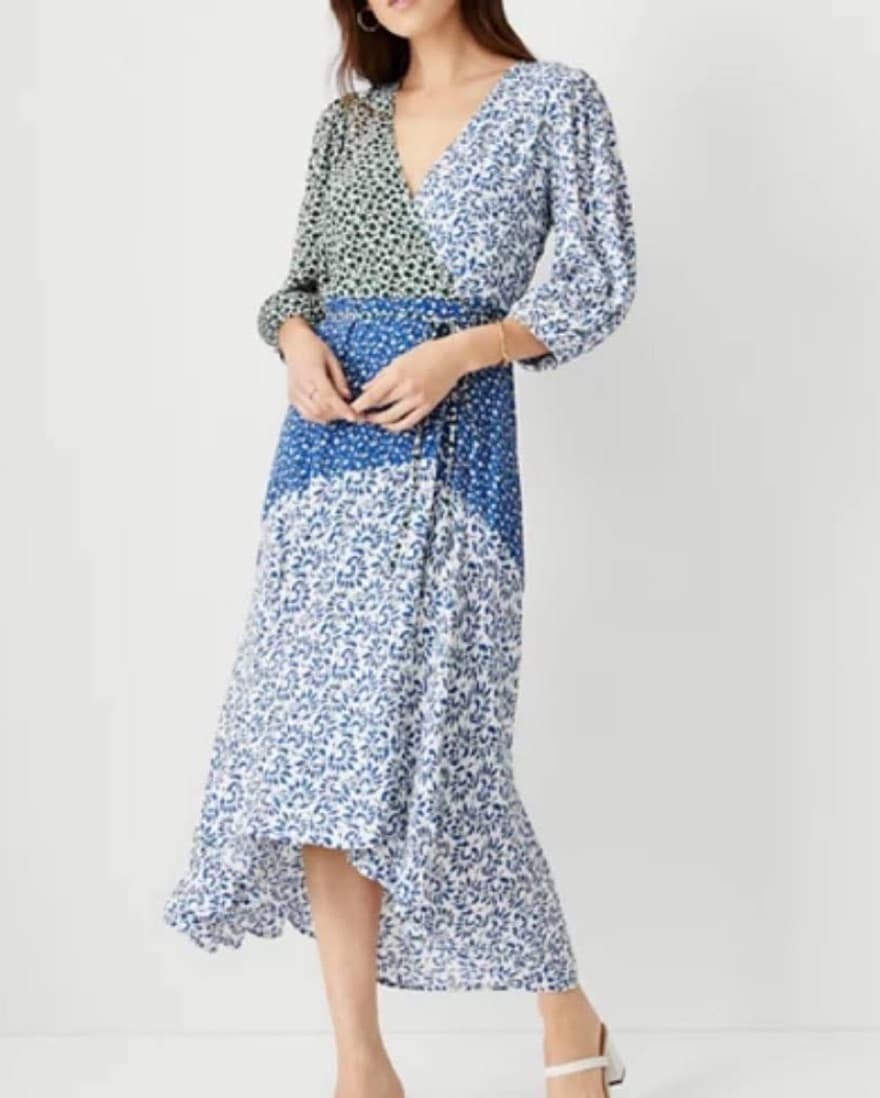 Ann Taylor Wrap Midi Dress - Image 2