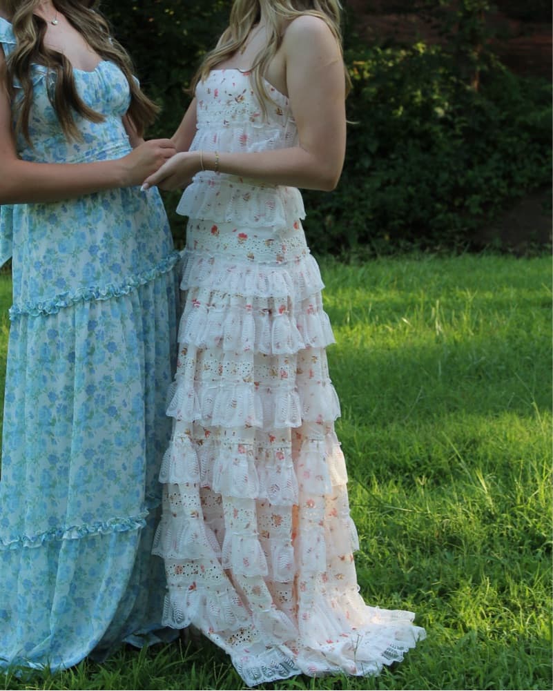 Anne-louise Ruffled Floral Maxi Dress - Image 5