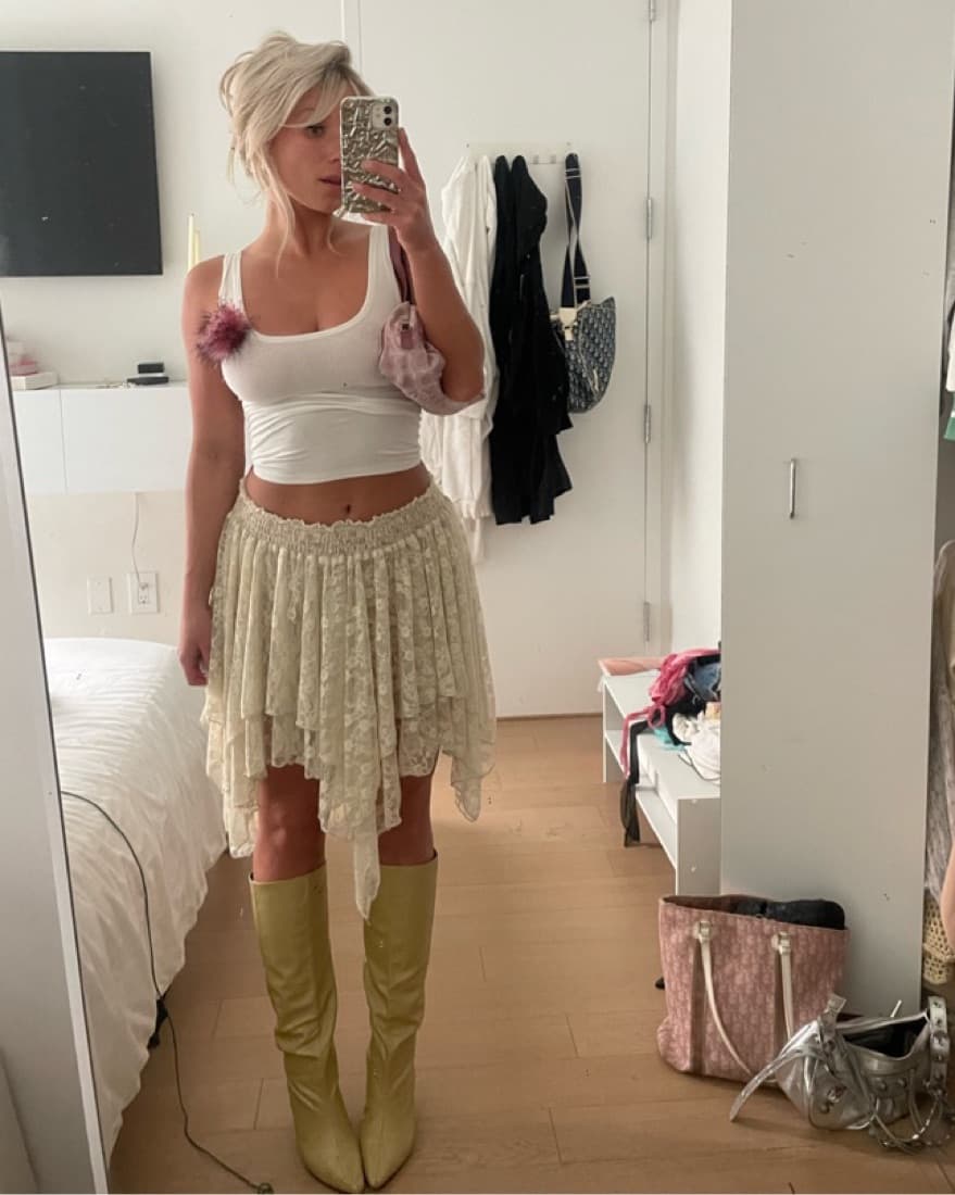Free People Lace Skirt  - Image 3