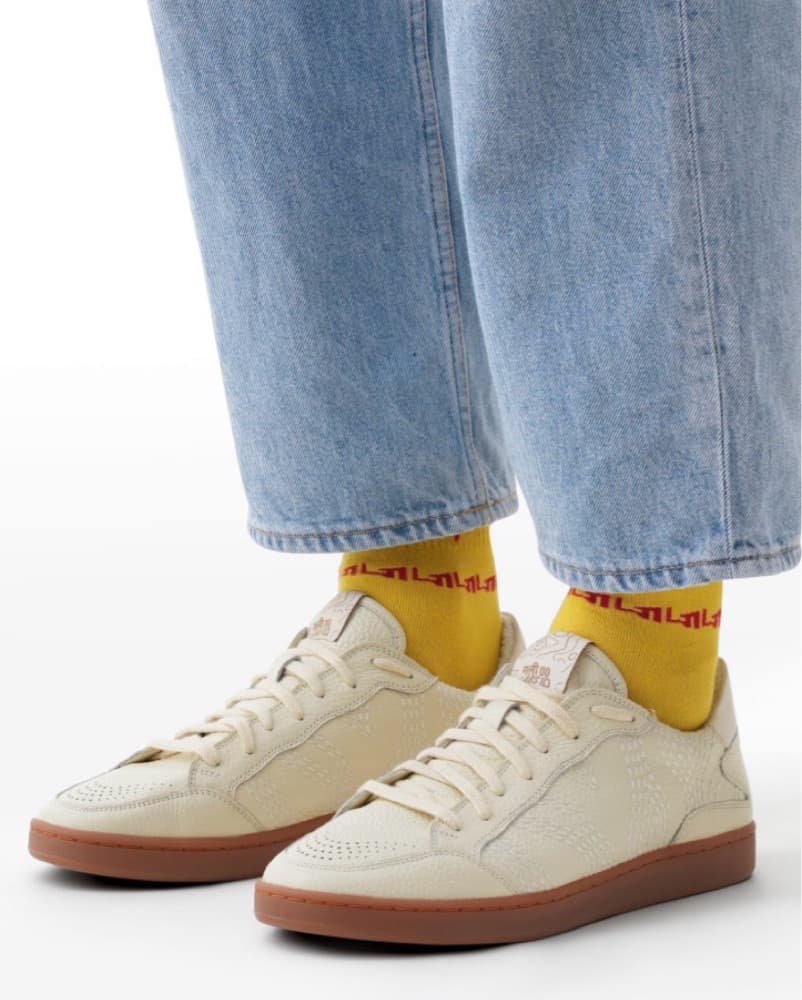 DVAITA Calico White Shoes - Image 1