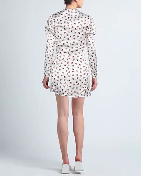 The Attico Longsleeve White Minidress  - Image 3