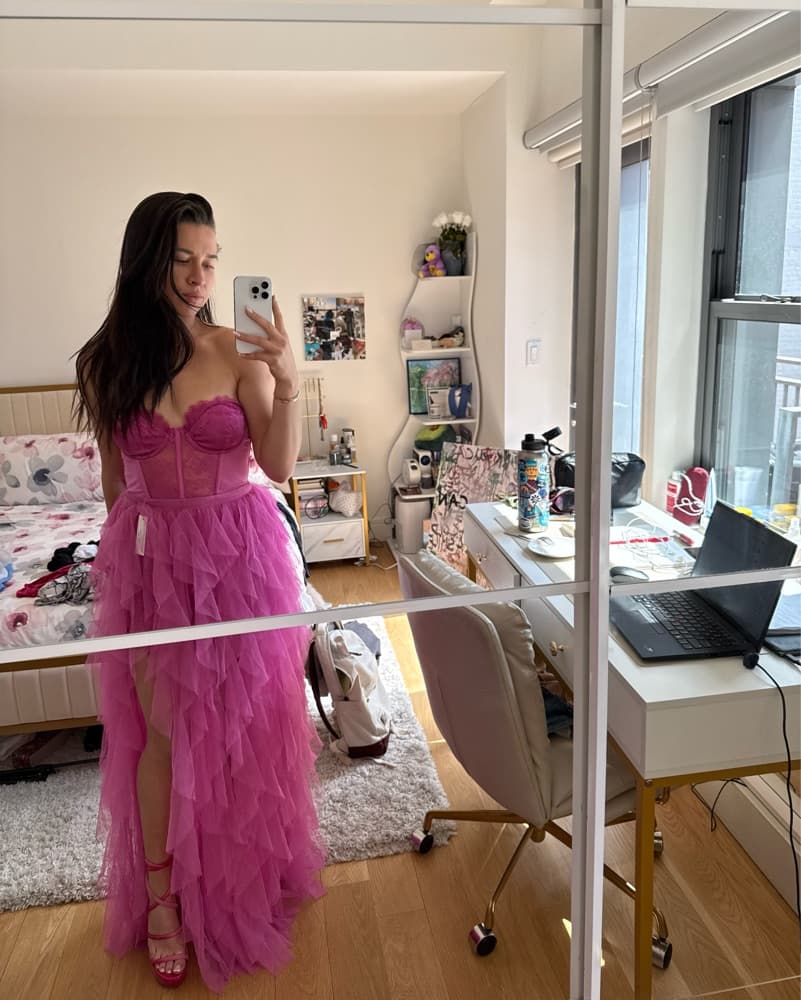 For Love And Lemons Womens Pink dress - Image 3