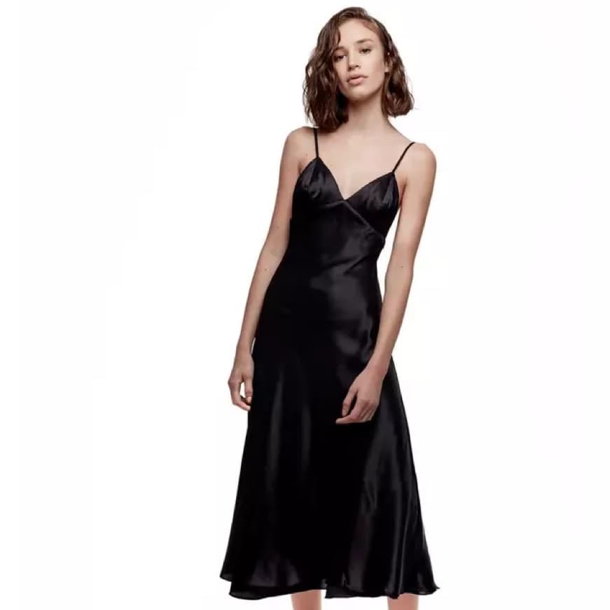 Zendaya Black Slip Dress - Image 4