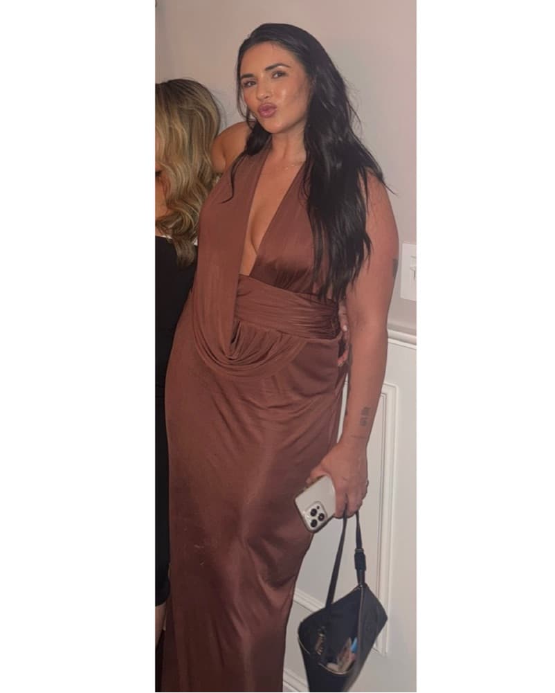 Retrofête Payton Dress - Chestnut - Image 5