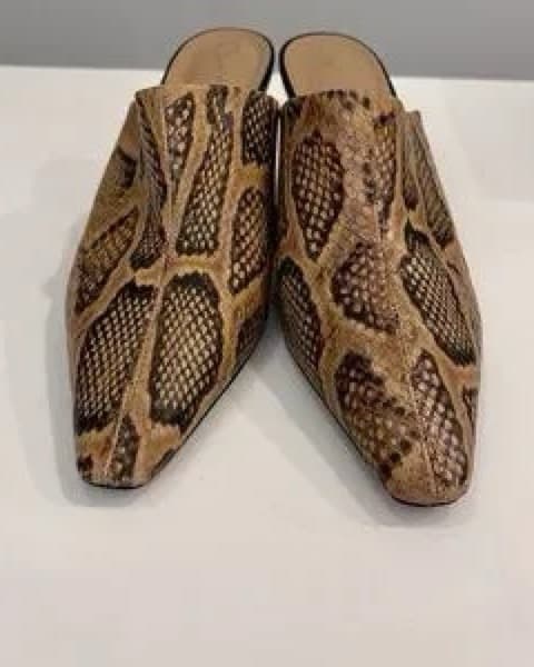 Sam Edelman Snakeskin Mules With Heel - Image 3