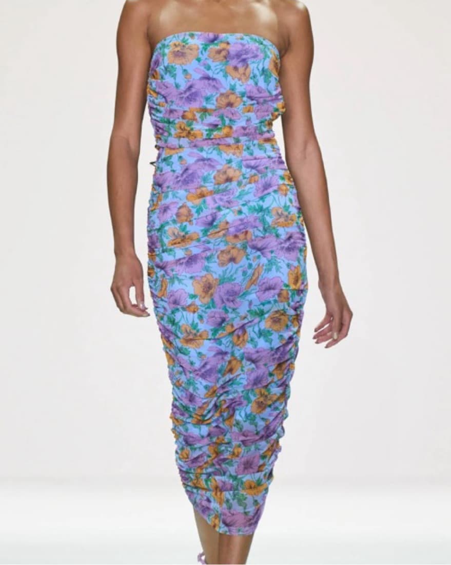 Veronica Beard Foral Midi Dress - Image 2