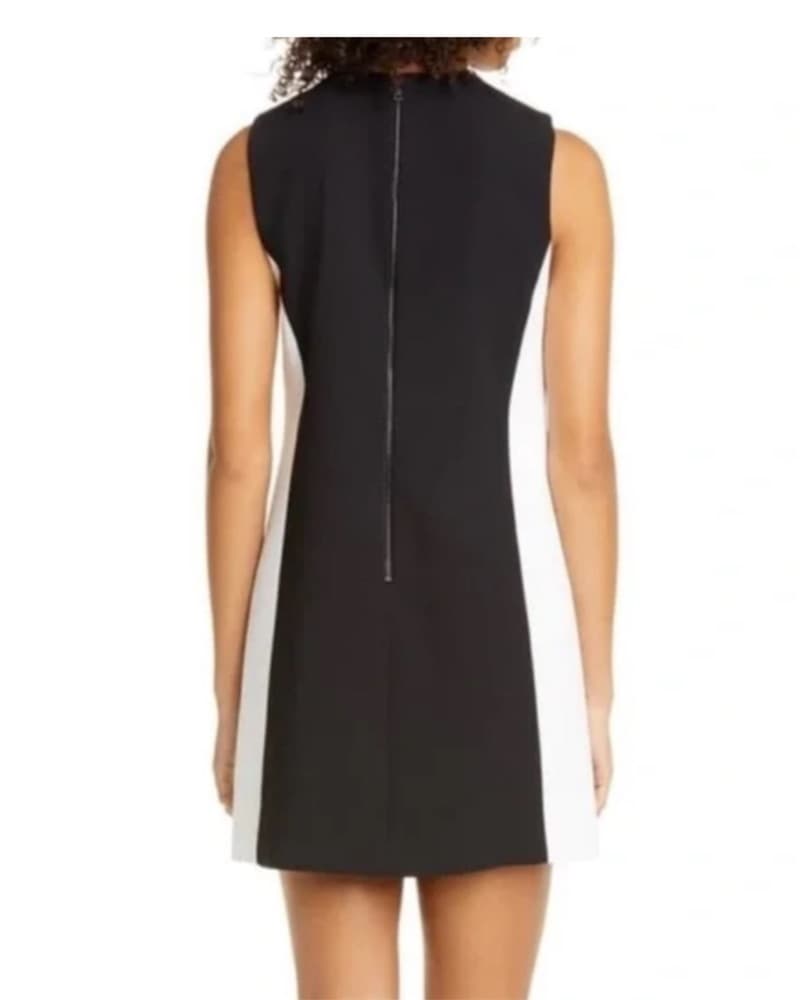 Alice + Olivia Black & White Shift Dress - Image 2