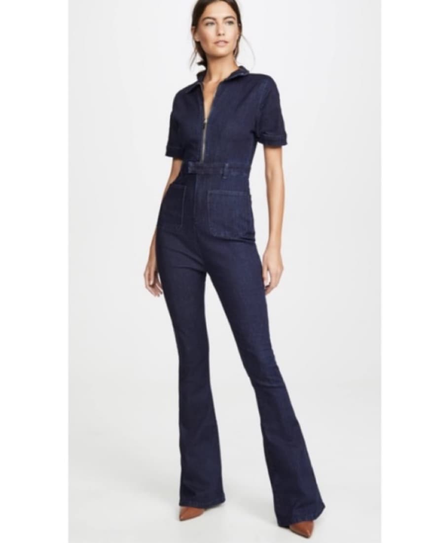 WeWoreWhat Dark Wash Denim Jumpsuit - Image 2
