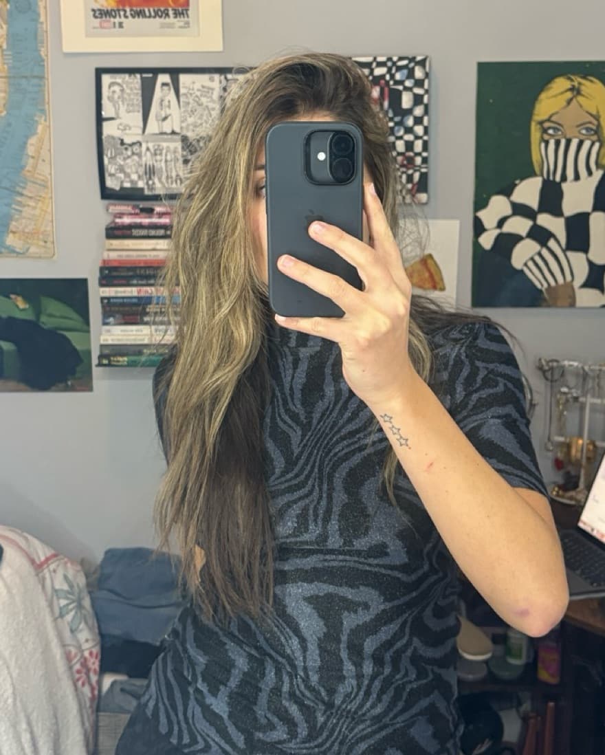 GANNI metallic zebra print tshirt  - Image 3